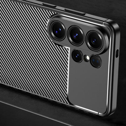 Carbon Fiber Texture Shockproof TPU Phone Case, For Samsung Galaxy S26+ 5G, For Samsung Galaxy S26 Ultra 5G, For Samsung Galaxy S26 5G, For Samsung Galaxy S25 Edge 5G, For Samsung Galaxy S25 5G, For Samsung Galaxy S25+ 5G, For Samsung Galaxy S25 Ultra ...