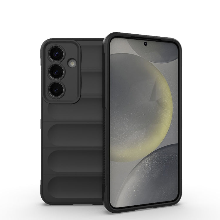 Magic Shield TPU + Flannel Phone Case, For Samsung Galaxy S25 FE 5G, For Samsung Galaxy S25 Edge 5G, For Samsung Galaxy S25 5G, For Samsung Galaxy S25+ 5G
