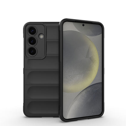 Magic Shield TPU + Flannel Phone Case, For Samsung Galaxy S25 FE 5G, For Samsung Galaxy S25 Edge 5G, For Samsung Galaxy S25 5G, For Samsung Galaxy S25+ 5G