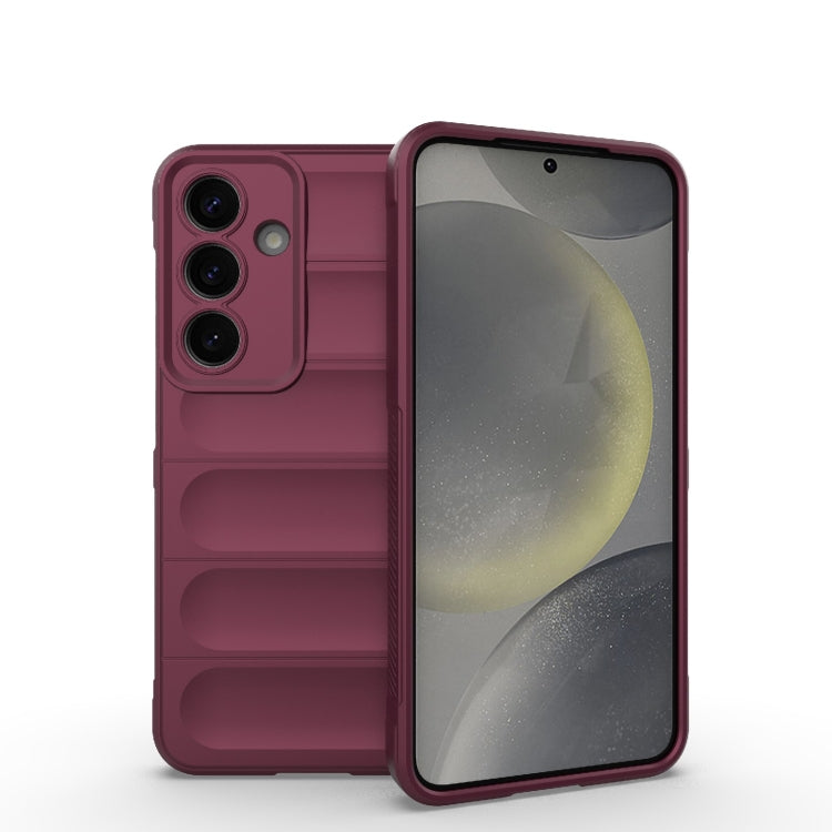 Magic Shield TPU + Flannel Phone Case, For Samsung Galaxy S25 FE 5G, For Samsung Galaxy S25 Edge 5G, For Samsung Galaxy S25 5G, For Samsung Galaxy S25+ 5G
