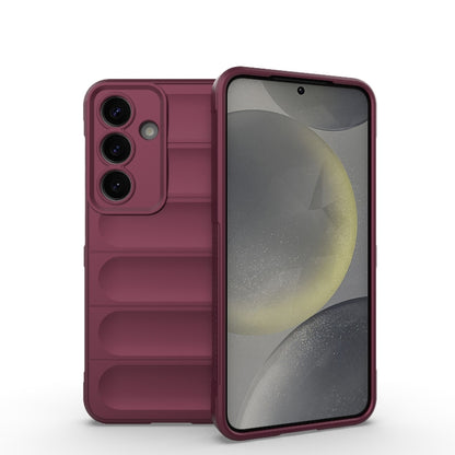 Magic Shield TPU + Flannel Phone Case, For Samsung Galaxy S25 FE 5G, For Samsung Galaxy S25 Edge 5G, For Samsung Galaxy S25 5G, For Samsung Galaxy S25+ 5G