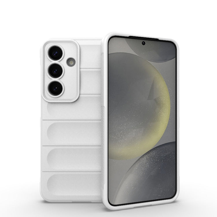 Magic Shield TPU + Flannel Phone Case, For Samsung Galaxy S25 FE 5G, For Samsung Galaxy S25 Edge 5G, For Samsung Galaxy S25 5G, For Samsung Galaxy S25+ 5G