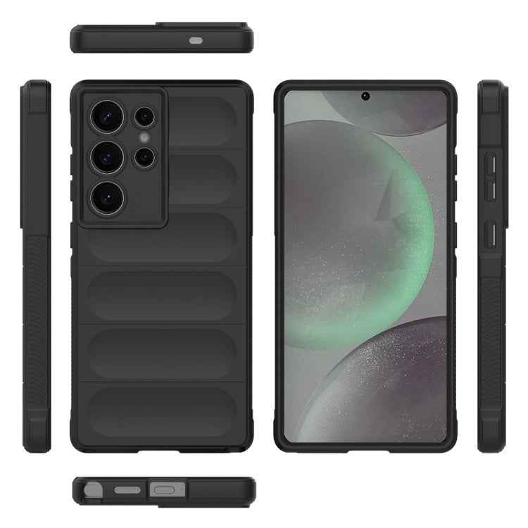 Magic Shield TPU + Flannel Phone Case, For Samsung Galaxy S25 Ultra 5G, For Samsung Galaxy S24 FE 5G