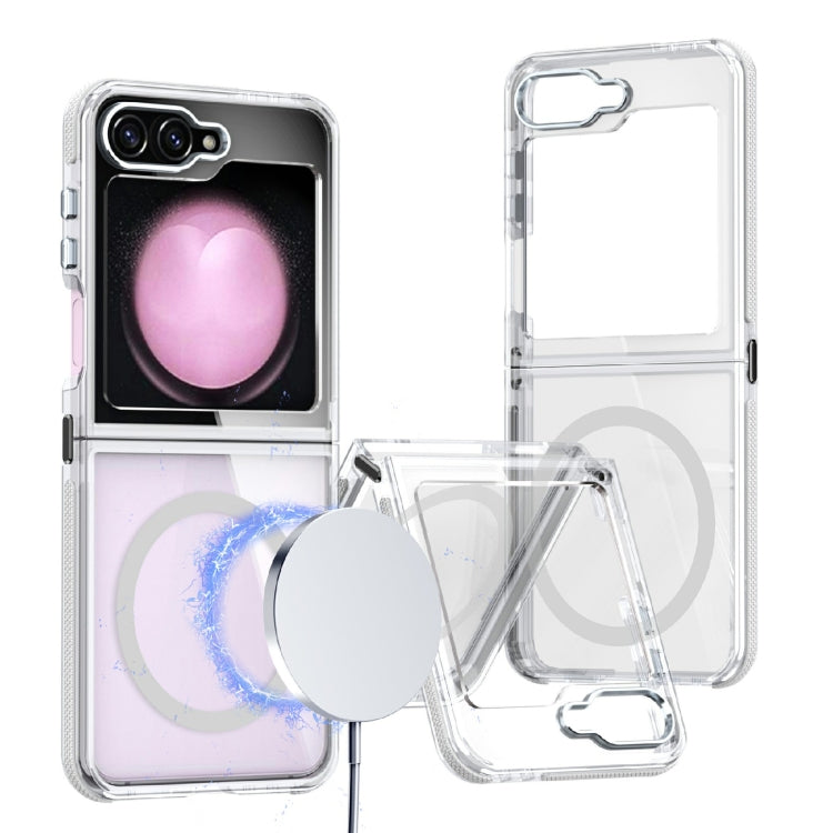 Dual-Color Clear Acrylic Hybrid TPU MagSafe Phone Case