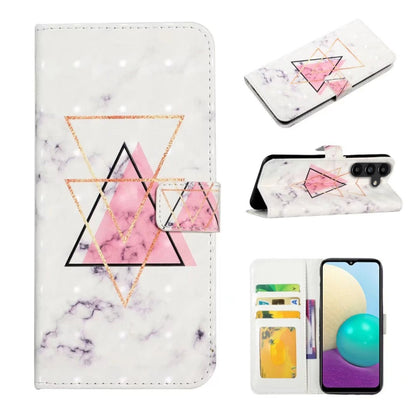 Oil Embossed 3D Drawing Leather Phone Case, For Samsung Galaxy S25+ 5G, For Samsung Galaxy S25 Ultra 5G, For Samsung Galaxy S24 FE 5G