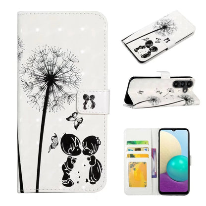 Oil Embossed 3D Drawing Leather Phone Case, For Samsung Galaxy S26 Edge 5G, For Samsung Galaxy S26 Ultra 5G, For Samsung Galaxy S26 5G, For Samsung Galaxy S25 5G