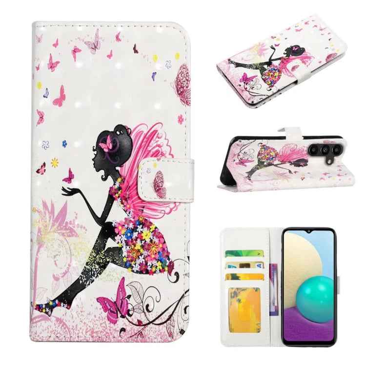 Oil Embossed 3D Drawing Leather Phone Case, For Samsung Galaxy S25+ 5G, For Samsung Galaxy S25 Ultra 5G, For Samsung Galaxy S24 FE 5G