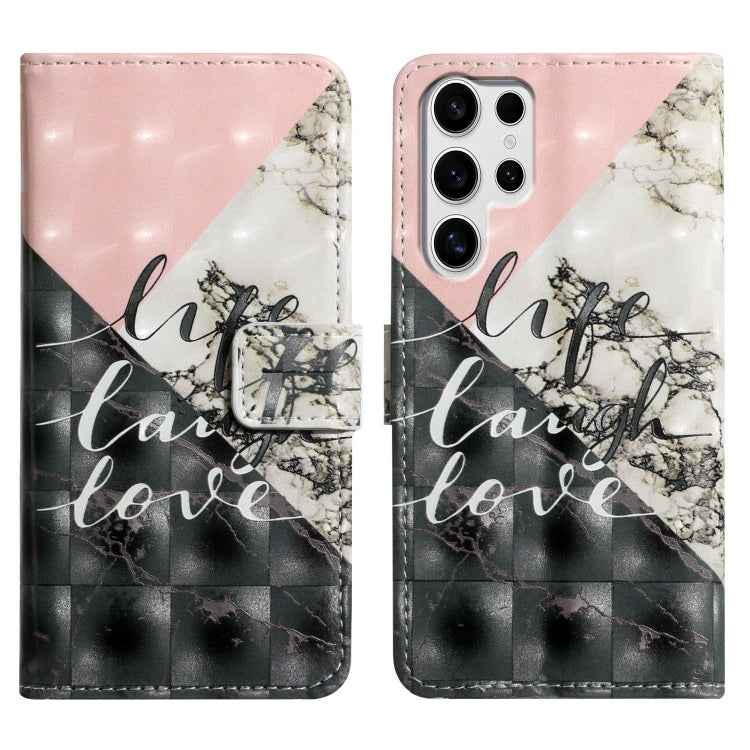 Oil Embossed 3D Drawing Leather Phone Case, For Samsung Galaxy S25+ 5G, For Samsung Galaxy S25 Ultra 5G, For Samsung Galaxy S24 FE 5G