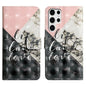Oil Embossed 3D Drawing Leather Phone Case, For Samsung Galaxy S25+ 5G, For Samsung Galaxy S25 Ultra 5G, For Samsung Galaxy S24 FE 5G