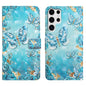 Oil Embossed 3D Drawing Leather Phone Case, For Samsung Galaxy S25+ 5G, For Samsung Galaxy S25 Ultra 5G, For Samsung Galaxy S24 FE 5G