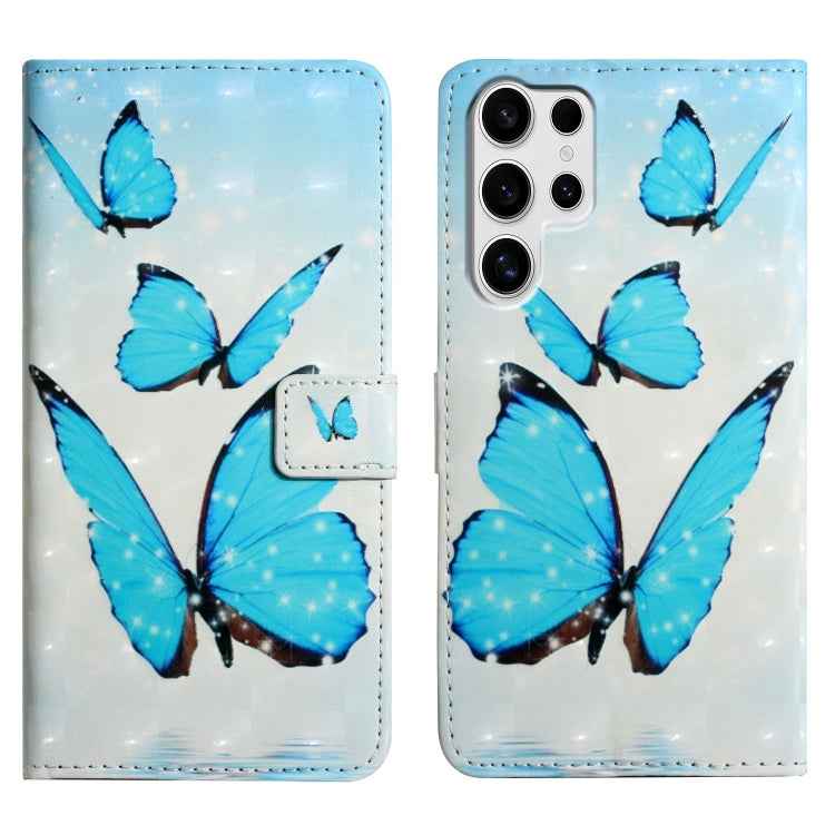 Oil Embossed 3D Drawing Leather Phone Case, For Samsung Galaxy S25+ 5G, For Samsung Galaxy S25 Ultra 5G, For Samsung Galaxy S24 FE 5G