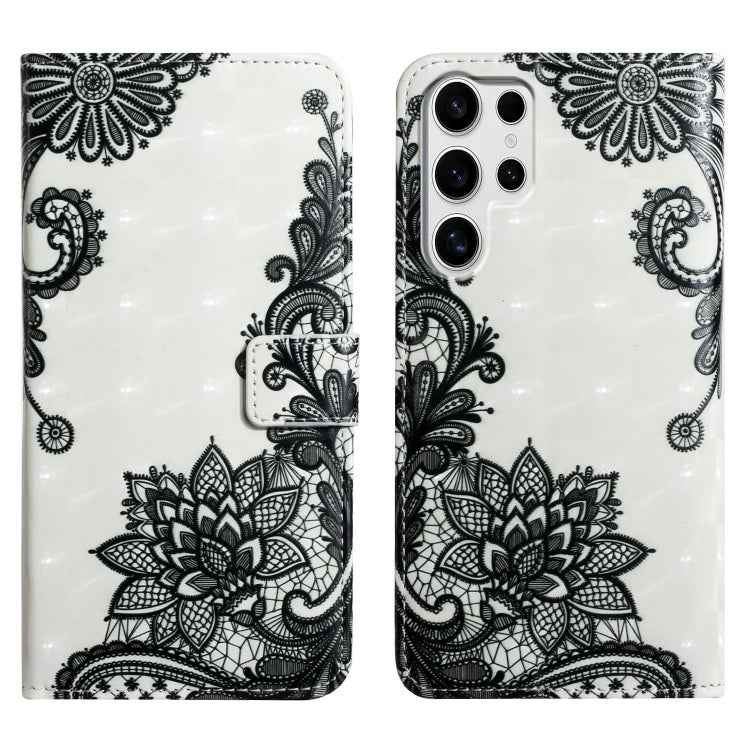 Oil Embossed 3D Drawing Leather Phone Case, For Samsung Galaxy S25+ 5G, For Samsung Galaxy S25 Ultra 5G, For Samsung Galaxy S24 FE 5G