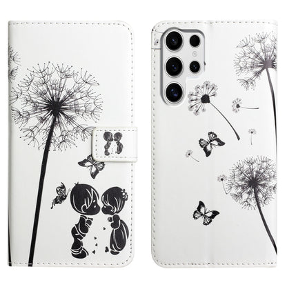 Oil Embossed 3D Drawing Leather Phone Case, For Samsung Galaxy S25+ 5G, For Samsung Galaxy S25 Ultra 5G, For Samsung Galaxy S24 FE 5G