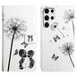 Oil Embossed 3D Drawing Leather Phone Case, For Samsung Galaxy S25+ 5G, For Samsung Galaxy S25 Ultra 5G, For Samsung Galaxy S24 FE 5G