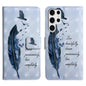 Oil Embossed 3D Drawing Leather Phone Case, For Samsung Galaxy S25+ 5G, For Samsung Galaxy S25 Ultra 5G, For Samsung Galaxy S24 FE 5G