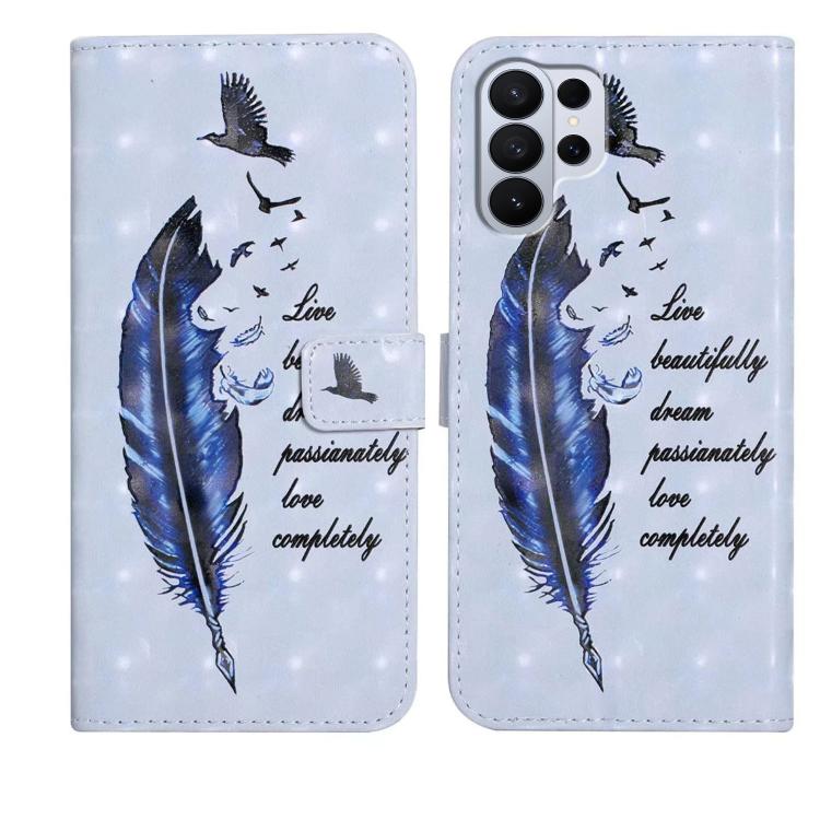 Oil Embossed 3D Drawing Leather Phone Case, For Samsung Galaxy S26 Edge 5G, For Samsung Galaxy S26 Ultra 5G, For Samsung Galaxy S26 5G, For Samsung Galaxy S25 5G