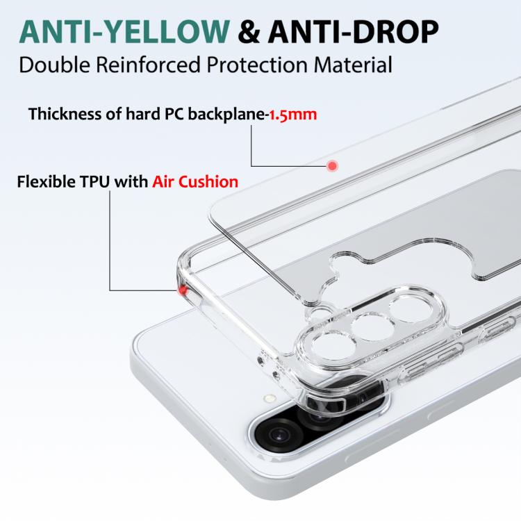 Scratchproof Acrylic TPU Phone Case, For Galaxy S26 FE 5G, For Samsung Galaxy S26+ 5G, For Samsung Galaxy S26 Edge 5G, For Samsung Galaxy S26 Ultra 5G, For Samsung Galaxy S26 5G, For Samsung Galaxy S25 FE 5G, For Samsung Galaxy S25 Edge 5G             ...