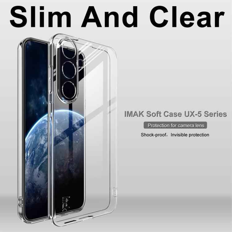 imak UX-5 Series Super Slim Transparent Shockproof TPU Protective Case, For Samsung Galaxy S25 FE 5G, For Samsung Galaxy S25 Edge 5G, For Samsung Galaxy S25 5G, For Samsung Galaxy S25+ 5G, For Samsung Galaxy S25 Ultra 5G, For Samsung Galaxy S24 FE 5G