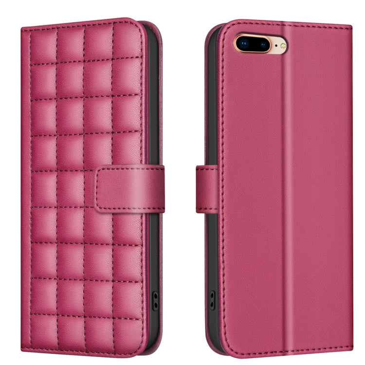 Square Texture Leather Phone Case