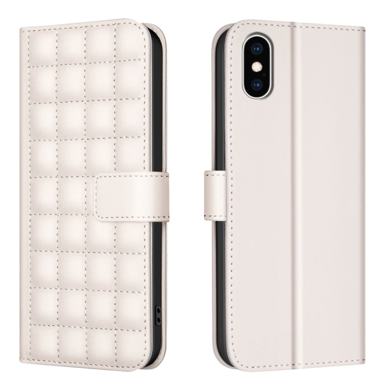 Square Texture Leather Phone Case