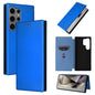 Carbon Fiber Texture Flip Leather Phone Case, For Samsung Galaxy S25 Ultra 5G, For Samsung Galaxy S24 FE 5G