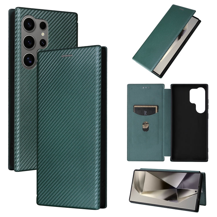 Carbon Fiber Texture Flip Leather Phone Case, For Samsung Galaxy S26+ 5G, For Samsung Galaxy S26 Edge 5G, For Samsung Galaxy S26 Ultra 5G, For Samsung Galaxy S26 5G, For Samsung Galaxy S25 FE 5G, For Samsung Galaxy S25 Edge 5G, For Samsung Galaxy S25 5...