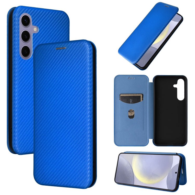 Carbon Fiber Texture Flip Leather Phone Case, For Samsung Galaxy S26+ 5G, For Samsung Galaxy S26 Edge 5G, For Samsung Galaxy S26 Ultra 5G, For Samsung Galaxy S26 5G, For Samsung Galaxy S25 FE 5G, For Samsung Galaxy S25 Edge 5G, For Samsung Galaxy S25 5...