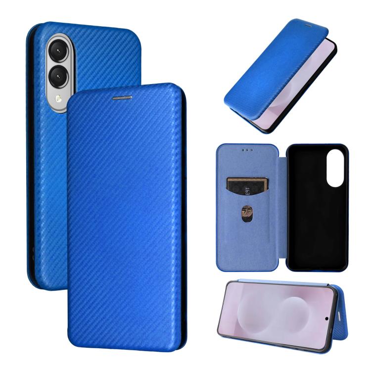 Carbon Fiber Texture Flip Leather Phone Case, For Galaxy S26 FE 5G, For Samsung Galaxy S26+ 5G, For Samsung Galaxy S26 Edge 5G, For Samsung Galaxy S26 Ultra 5G, For Samsung Galaxy S26 5G, For Samsung Galaxy S25 FE 5G, For Samsung Galaxy S25 Edge 5G    ...