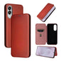 Carbon Fiber Texture Flip Leather Phone Case, For Galaxy S26 FE 5G, For Samsung Galaxy S26+ 5G, For Samsung Galaxy S26 Edge 5G, For Samsung Galaxy S26 Ultra 5G, For Samsung Galaxy S26 5G, For Samsung Galaxy S25 FE 5G, For Samsung Galaxy S25 Edge 5G    ...
