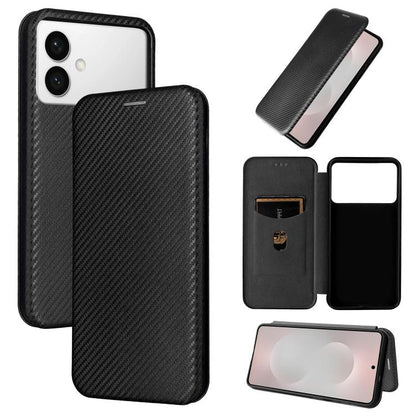 Carbon Fiber Texture Flip Leather Phone Case, For Galaxy S26 FE 5G, For Samsung Galaxy S26+ 5G, For Samsung Galaxy S26 Edge 5G, For Samsung Galaxy S26 Ultra 5G, For Samsung Galaxy S26 5G, For Samsung Galaxy S25 FE 5G, For Samsung Galaxy S25 Edge 5G    ...
