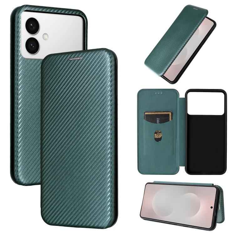 Carbon Fiber Texture Flip Leather Phone Case, For Samsung Galaxy S26+ 5G, For Samsung Galaxy S26 Edge 5G, For Samsung Galaxy S26 Ultra 5G, For Samsung Galaxy S26 5G, For Samsung Galaxy S25 FE 5G, For Samsung Galaxy S25 Edge 5G, For Samsung Galaxy S25 5...