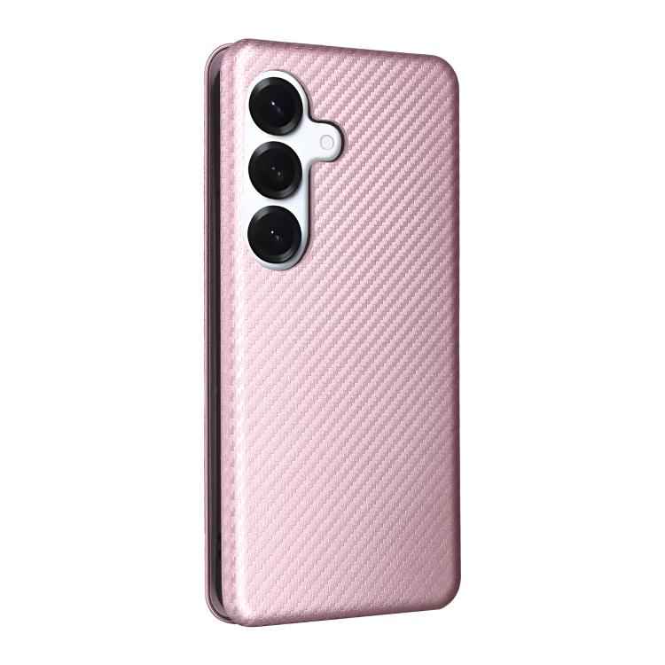 Carbon Fiber Texture Flip Leather Phone Case, For Samsung Galaxy S26+ 5G, For Samsung Galaxy S26 Edge 5G, For Samsung Galaxy S26 Ultra 5G, For Samsung Galaxy S26 5G, For Samsung Galaxy S25 FE 5G, For Samsung Galaxy S25 Edge 5G, For Samsung Galaxy S25 5...