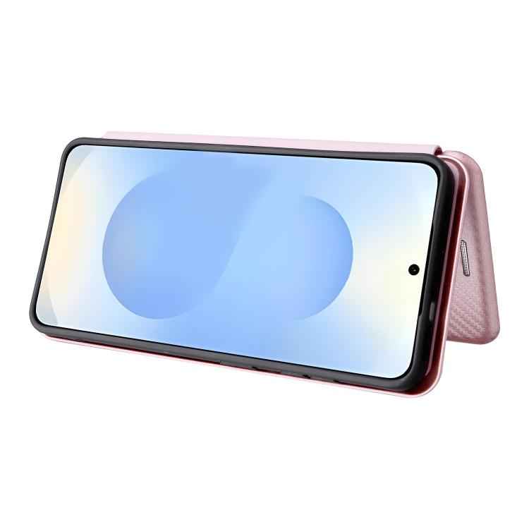 Carbon Fiber Texture Flip Leather Phone Case, For Samsung Galaxy S26+ 5G, For Samsung Galaxy S26 Edge 5G, For Samsung Galaxy S26 Ultra 5G, For Samsung Galaxy S26 5G, For Samsung Galaxy S25 FE 5G, For Samsung Galaxy S25 Edge 5G, For Samsung Galaxy S25 5...