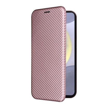 Carbon Fiber Texture Flip Leather Phone Case, For Galaxy S26 FE 5G, For Samsung Galaxy S26+ 5G, For Samsung Galaxy S26 Edge 5G, For Samsung Galaxy S26 Ultra 5G, For Samsung Galaxy S26 5G, For Samsung Galaxy S25 FE 5G, For Samsung Galaxy S25 Edge 5G    ...