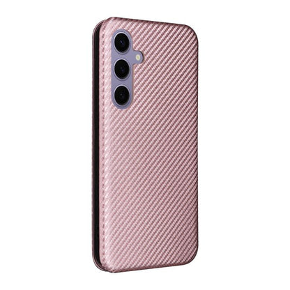 Carbon Fiber Texture Flip Leather Phone Case, For Galaxy S26 FE 5G, For Samsung Galaxy S26+ 5G, For Samsung Galaxy S26 Edge 5G, For Samsung Galaxy S26 Ultra 5G, For Samsung Galaxy S26 5G, For Samsung Galaxy S25 FE 5G, For Samsung Galaxy S25 Edge 5G    ...