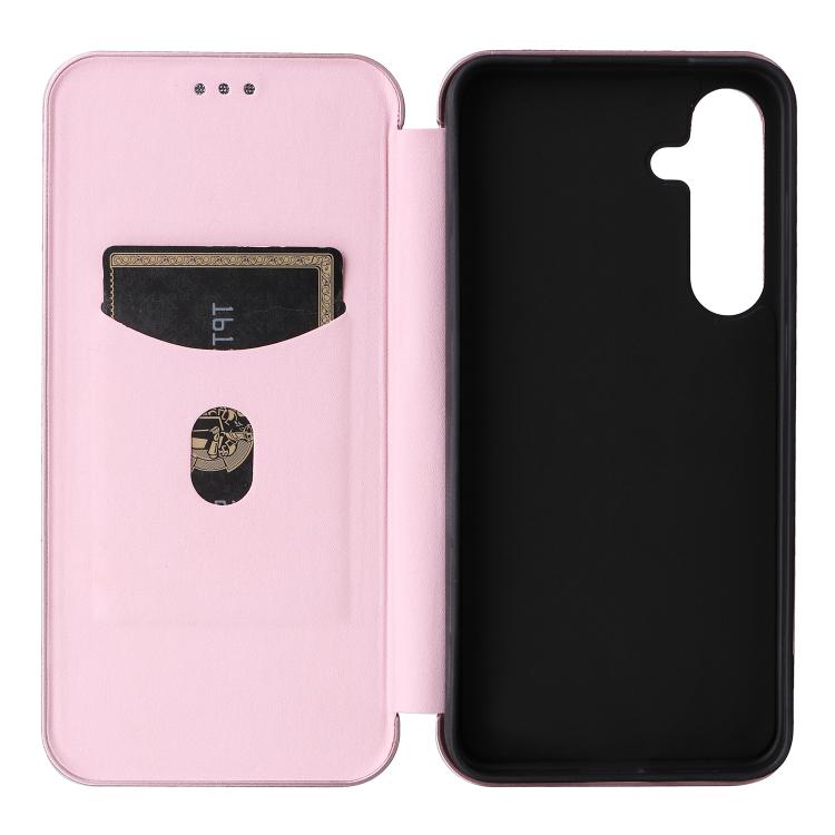 Carbon Fiber Texture Flip Leather Phone Case, For Galaxy S26 FE 5G, For Samsung Galaxy S26+ 5G, For Samsung Galaxy S26 Edge 5G, For Samsung Galaxy S26 Ultra 5G, For Samsung Galaxy S26 5G, For Samsung Galaxy S25 FE 5G, For Samsung Galaxy S25 Edge 5G    ...