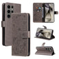 Cat and Bee Embossed Flip Leather Phone Case, For Galaxy S25 Ultra 5G, For Galaxy S24 FE 5G
