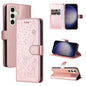Cat and Bee Embossed Flip Leather Phone Case, For Galaxy S26 FE 5G, For Galaxy S26+ 5G, For Galaxy S26 Edge 5G, For Galaxy S26 Ultra 5G, For Galaxy S26 5G, For Galaxy S25 FE 5G, For Galaxy S25 / S24 5G, For Galaxy S25+ / S24+ 5G