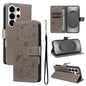 Cat and Bee Embossed Flip Leather Phone Case, For Galaxy S26 FE 5G, For Galaxy S26+ 5G, For Galaxy S26 Edge 5G, For Galaxy S26 Ultra 5G, For Galaxy S26 5G, For Galaxy S25 FE 5G, For Galaxy S25 / S24 5G, For Galaxy S25+ / S24+ 5G