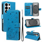 Cat and Bee Embossed Flip Leather Phone Case, For Galaxy S26 FE 5G, For Galaxy S26+ 5G, For Galaxy S26 Edge 5G, For Galaxy S26 Ultra 5G, For Galaxy S26 5G, For Galaxy S25 FE 5G, For Galaxy S25 / S24 5G, For Galaxy S25+ / S24+ 5G