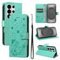 Cat and Bee Embossed Flip Leather Phone Case, For Galaxy S26 FE 5G, For Galaxy S26+ 5G, For Galaxy S26 Edge 5G, For Galaxy S26 Ultra 5G, For Galaxy S26 5G, For Galaxy S25 FE 5G, For Galaxy S25 / S24 5G, For Galaxy S25+ / S24+ 5G