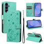 Cat and Bee Embossed Flip Leather Phone Case, For Galaxy S26 FE 5G, For Galaxy S26+ 5G, For Galaxy S26 Edge 5G, For Galaxy S26 Ultra 5G, For Galaxy S26 5G, For Galaxy S25 FE 5G, For Galaxy S25 / S24 5G, For Galaxy S25+ / S24+ 5G
