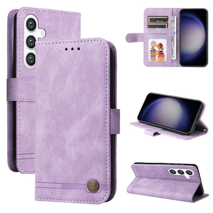 Skin Feel Life Tree Metal Button Leather Phone Case, For Galaxy S26 FE 5G, For Samsung Galaxy S26+ 5G, For Samsung Galaxy S26 Edge 5G, For Samsung Galaxy S26 Ultra 5G, For Samsung Galaxy S26 5G, For Samsung Galaxy S25 Edge 5G, For Samsung Galaxy S25 5G...