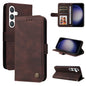 Skin Feel Life Tree Metal Button Leather Phone Case, For Galaxy S26 FE 5G, For Samsung Galaxy S26+ 5G, For Samsung Galaxy S26 Edge 5G, For Samsung Galaxy S26 Ultra 5G, For Samsung Galaxy S26 5G, For Samsung Galaxy S25 Edge 5G, For Samsung Galaxy S25 5G...