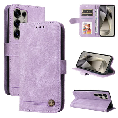 Skin Feel Life Tree Metal Button Leather Phone Case, For Galaxy S26 FE 5G, For Samsung Galaxy S26+ 5G, For Samsung Galaxy S26 Edge 5G, For Samsung Galaxy S26 Ultra 5G, For Samsung Galaxy S26 5G, For Samsung Galaxy S25 Edge 5G, For Samsung Galaxy S25 5G...