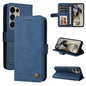 Skin Feel Life Tree Metal Button Leather Phone Case, For Galaxy S26 FE 5G, For Samsung Galaxy S26+ 5G, For Samsung Galaxy S26 Edge 5G, For Samsung Galaxy S26 Ultra 5G, For Samsung Galaxy S26 5G, For Samsung Galaxy S25 Edge 5G, For Samsung Galaxy S25 5G...