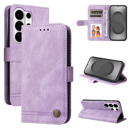 Skin Feel Life Tree Metal Button Leather Phone Case, For Galaxy S26 FE 5G, For Samsung Galaxy S26+ 5G, For Samsung Galaxy S26 Edge 5G, For Samsung Galaxy S26 Ultra 5G, For Samsung Galaxy S26 5G, For Samsung Galaxy S25 Edge 5G, For Samsung Galaxy S25 5G...