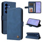 Skin Feel Life Tree Metal Button Leather Phone Case, For Galaxy S26 FE 5G, For Samsung Galaxy S26+ 5G, For Samsung Galaxy S26 Edge 5G, For Samsung Galaxy S26 Ultra 5G, For Samsung Galaxy S26 5G, For Samsung Galaxy S25 Edge 5G, For Samsung Galaxy S25 5G...