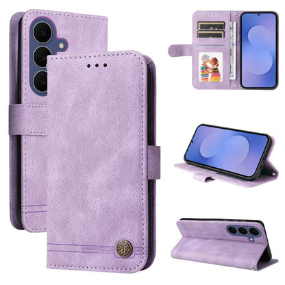 Skin Feel Life Tree Metal Button Leather Phone Case, For Galaxy S26 FE 5G, For Samsung Galaxy S26+ 5G, For Samsung Galaxy S26 Edge 5G, For Samsung Galaxy S26 Ultra 5G, For Samsung Galaxy S26 5G, For Samsung Galaxy S25 Edge 5G, For Samsung Galaxy S25 5G...