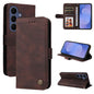 Skin Feel Life Tree Metal Button Leather Phone Case, For Galaxy S26 FE 5G, For Samsung Galaxy S26+ 5G, For Samsung Galaxy S26 Edge 5G, For Samsung Galaxy S26 Ultra 5G, For Samsung Galaxy S26 5G, For Samsung Galaxy S25 Edge 5G, For Samsung Galaxy S25 5G...